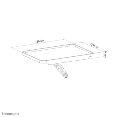Neomounts AWL28-210BL1 Multimedia holder - universal view 13