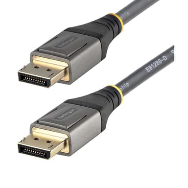 StarTech.com 10ft (3m) VESA Certified DisplayPort 1.4 Cable - 8K 60Hz HDR10 - Ultra HD 4K 120Hz Video - DP 1.4 Cable / Cord - For Monitors/Displays - DisplayPort to DisplayPort Cable - M/M view 1