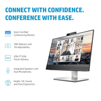 HP E24m G4 FHD USB-C Conferencing Monitor view 14