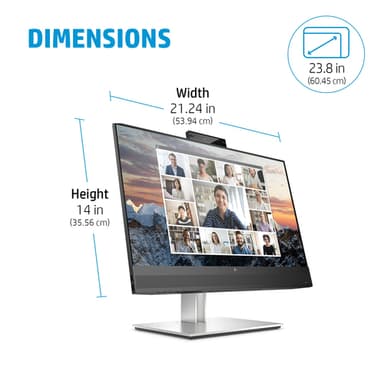 HP E24m G4 FHD USB-C Conferencing Monitor view 10