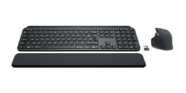 Logitech MX Keys Combo for Business keyboard Mouse included Office Bluetooth AZERTY French Graphite view 2