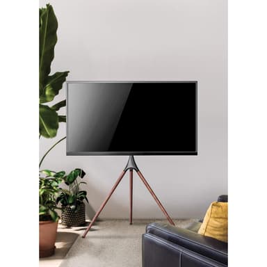 Manhattan Tripod Floor Mount for TV & Monitors, Stand Assembly, For screens: 37" to 65", VESA compatibility: all between 200x200 to 600x400mm - check the dimensions of the four mounting holes on back of screen to ensure it fits, Max 32kg, Black, LFD, Bracket view 8
