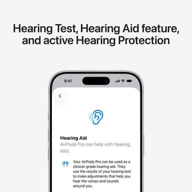 Apple AirPods Pro (3rd generation) Headset True Wireless Stereo (TWS) In-ear Calls/Music/Sport/Everyday Bluetooth White view 5
