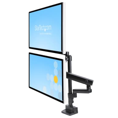 StarTech.com Desk Mount Dual Monitor Arm, Full Motion Monitor Mount for 2x VESA Displays up to 32" (17.6lb/8kg), Height Adjustable, Clamp/Grommet Mount, Mechanical Spring view 10