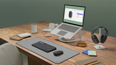 Logitech 910-007015 mouse Travel Ambidextrous RF Wireless + Bluetooth Optical 4000 DPI view 10