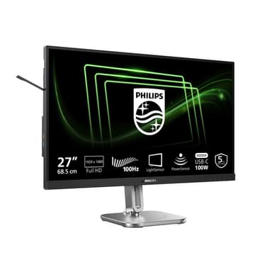 Philips 5000 series 27B2G5500/00 computer monitor 68.6 cm (27") 2560 x 1440 pixels Quad HD LCD Anthracite view 3