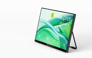 Hannspree HT220CUA computer monitor 54.5 cm (21.4") 1920 x 1080 pixels Full HD LED Touchscreen Black view 3