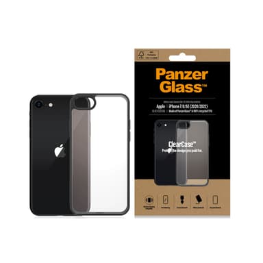 PanzerGlass ® ClearCase iPhone 8 | 7 | SE (2020/2022) | Black view 3