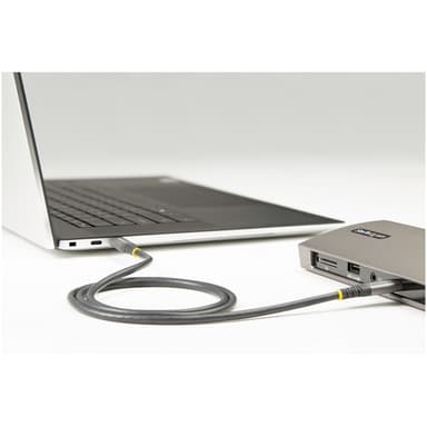 StarTech.com 6.6ft (2m) USB-C Cable, USB 5Gbps, 100W (5A) Power Delivery, 4K 60Hz DP Alt Mode, TPE Jacket - Thunderbolt Compatible view 5