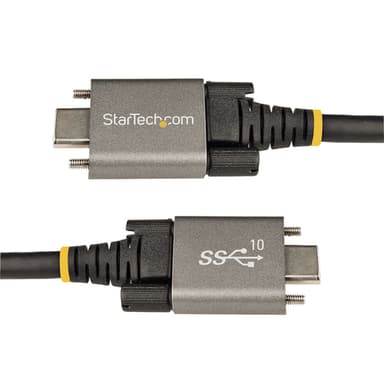 StarTech.com 20in (50cm) USB-C Cable, Side Screw Locking, USB 10Gbps, 100W (5A) Power Delivery, 8K 60Hz / 4K 144Hz DP Alt Mode - Thunderbolt Compatible view 4