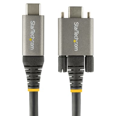 StarTech.com 20in (50cm) USB-C Cable, Side Screw Locking, USB 10Gbps, 100W (5A) Power Delivery, 8K 60Hz / 4K 144Hz DP Alt Mode - Thunderbolt Compatible view 5