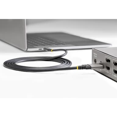 StarTech.com 20in (50cm) USB-C Cable, Side Screw Locking, USB 10Gbps, 100W (5A) Power Delivery, 8K 60Hz / 4K 144Hz DP Alt Mode - Thunderbolt Compatible view 9