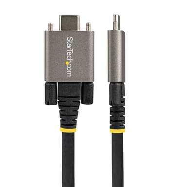 StarTech.com 20in (50cm) USB-C Cable, Side Screw Locking, USB 10Gbps, 100W (5A) Power Delivery, 8K 60Hz / 4K 144Hz DP Alt Mode - Thunderbolt Compatible view 3