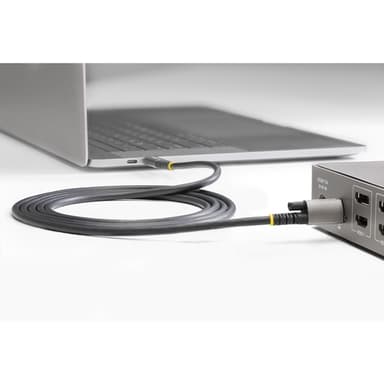 StarTech.com 50cm (20in) USB-C Cable, Top Screw Locking, USB 10Gbps, 100W (5A) Power Delivery, 8K 60Hz / 4K 144Hz DP Alt Mode - Thunderbolt Compatible view 8