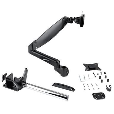 StarTech.com Desk Mount Monitor Arm for Single VESA Display up to 32" or 49" Ultrawide (17.6lb/8kg) - Full Motion Articulating & Height Adjustable - C-Clamp, Grommet - Single Monitor Arm view 13