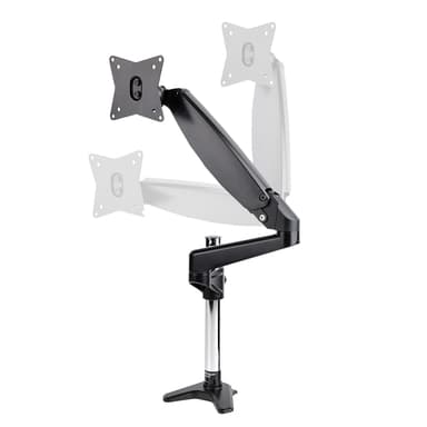 StarTech.com Desk Mount Monitor Arm for Single VESA Display up to 32" or 49" Ultrawide (17.6lb/8kg) - Full Motion Articulating & Height Adjustable - C-Clamp, Grommet - Single Monitor Arm view 2