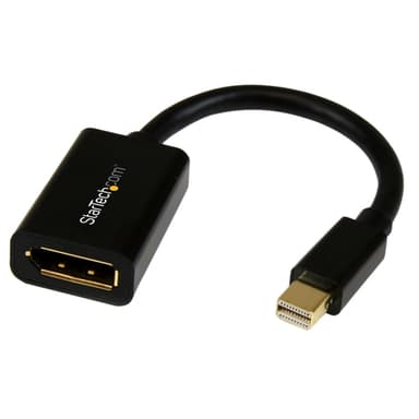StarTech.com Mini DisplayPort to DisplayPort Adapter - 4K x 2K UHD Video - Mini DP to DP Converter - Mini DisplayPort to DisplayPort 1.2 Adapter - mDP PC/Computer to DP Monitor/Display view 1