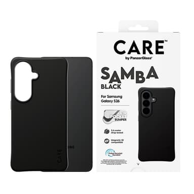 PanzerGlass CARE™ by ® Samba Case Black w. Qi Samsung Galaxy S26 view 2