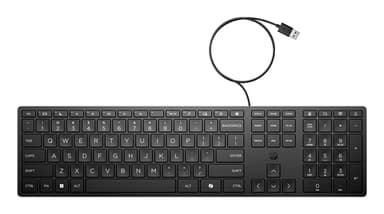 HP Wired Desktop 320K Keyboard view 7