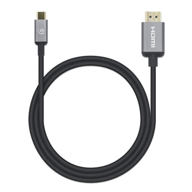 Manhattan USB-C to HDMI Cable, 4K@60Hz, 1m, Black, Male to Male, Three Year Warranty, Equivalent to CDP2HD2MBNL view 5