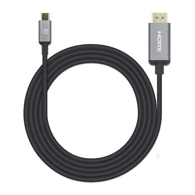 Manhattan USB-C to HDMI Cable, 4K@60Hz, 2m, Black, Male to Male, Three Year Warranty, Equivalent to CDP2HD2MBNL view 5