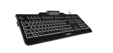 CHERRY KC 1000 SC keyboard Office USB QWERTY Spanish Black view 4