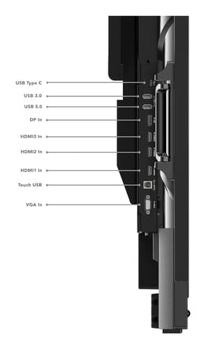 Lenovo ThinkVision T86 computer monitor 2.18 m (86") 3840 x 2160 pixels 4K Ultra HD LED Touchscreen Black view 10