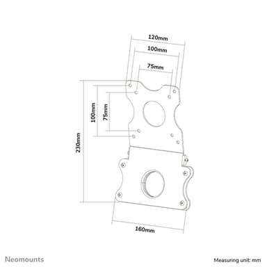 Neomounts FPMA-VESAMAC2127 iMac VESA-adapter view 6
