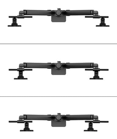 Neomounts DS65S-950BL2 Monitor arm 24-34" - gas spring - Topfix - multi-adjustable - 180°-stop view 6