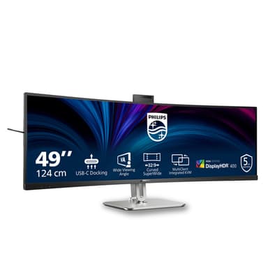 Philips 5000 series 49B2U5900CH/00 computer monitor 124 cm (48.8") 5120 x 1440 pixels Dual QHD LCD Black view 2