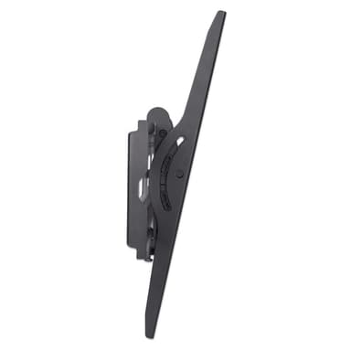 Manhattan Wall Mount for TV & Monitors (Tiltable), For screens 37" to 75", VESA compatibility: all between 200x200mm to 800x400mm - check the dimensions of the four mounting holes on back of screen to ensure it fits, Max 75kg, Black, Bracket view 3