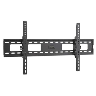 Manhattan Wall Mount for TV & Monitors (Tiltable), For screens 37" to 75", VESA compatibility: all between 200x200mm to 800x400mm - check the dimensions of the four mounting holes on back of screen to ensure it fits, Max 75kg, Black, Bracket view 2