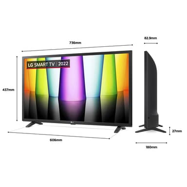 LG 32LQ630B6LA.AEK TV 81.3 cm (32") HD Smart TV Wi-Fi Black view 3