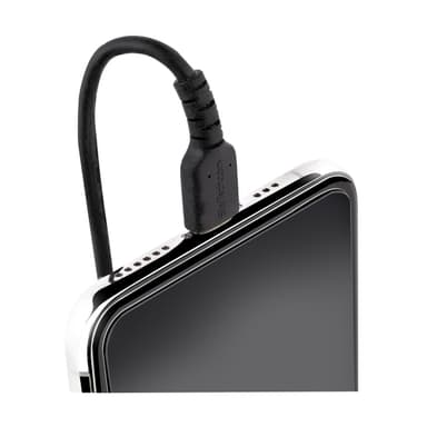 StarTech.com 50cm (20in) USB to Lightning Cable, MFi Certified, Coiled iPhone Charger Cable, Black, Durable TPE Jacket Aramid Fiber, Heavy Duty Coil Lightning Cable view 6