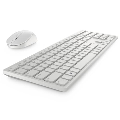DELL Pro Keyboard and Mouse - KM5221W - US International (QWERTY) - White