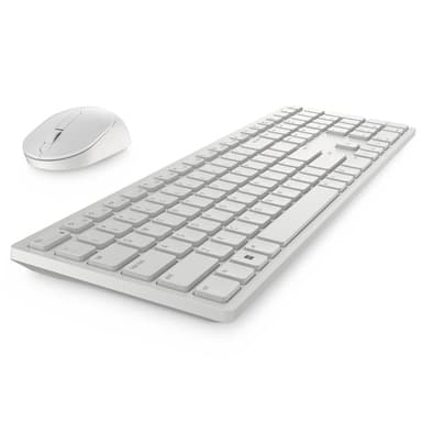 DELL Pro Keyboard and Mouse - KM5221W - US International (QWERTY) - White view 8