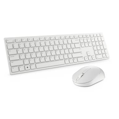 DELL Pro Keyboard and Mouse - KM5221W - US International (QWERTY) - White view 2
