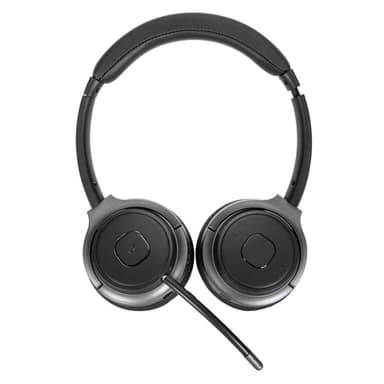 Targus AEH104GL headphones/headset Wired & Wireless Head-band Calls/Music USB Type-C Bluetooth Black view 1