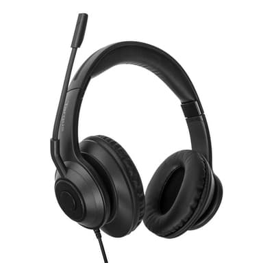 Targus AEH102GL headphones/headset Wired Head-band Calls/Music USB Type-A Black view 4