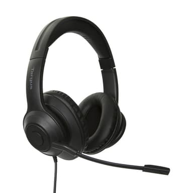 Targus AEH102GL headphones/headset Wired Head-band Calls/Music USB Type-A Black view 6