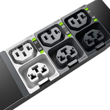 APC NetShelter Rack PDU Advanced, Switched Metered Outlet, 7.4kW, 1Phase, 230V, 32A, 332P6, 40 Outlet view 7