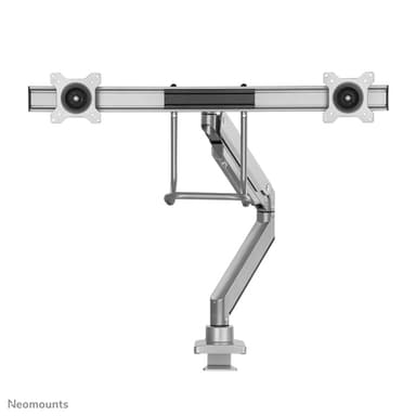 Neomounts NM-D775DXSILVER Monitor arm 10-32" - gas spring - Topfix - 180°-stop view 3