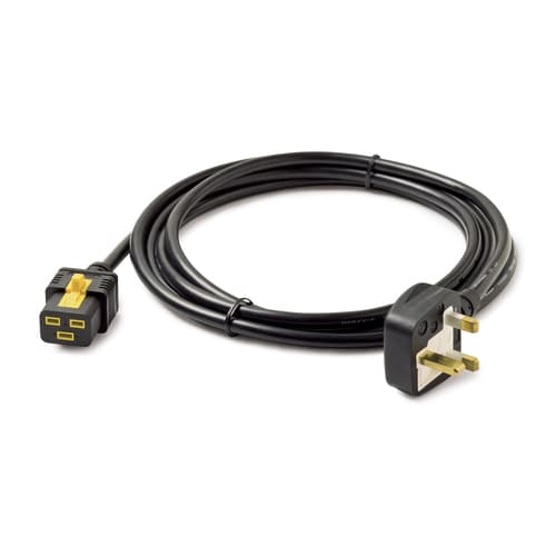 APC Power Cord, Locking C19 to BS1363A (UK), 3.0m