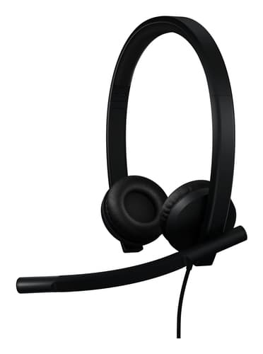 Logitech H570E Headset Wired Head-band Office/Call center USB Type-C Black