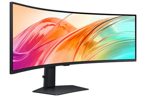 Samsung S95UC computer monitor 124.5 cm (49") 5120 x 1440 pixels Dual QHD LCD Black