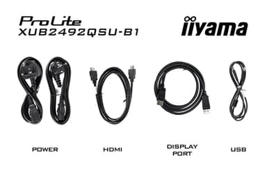 iiyama ProLite XUB2492QSU-B1 computer monitor 60.5 cm (23.8") 2560 x 1440 pixels Quad HD LED Black view 14