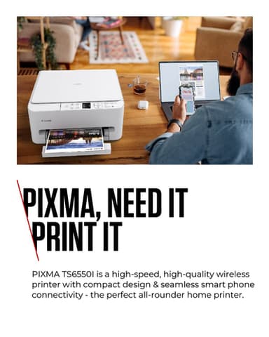 Canon PIXMA TS6550i Inkjet A4 1200 x 1200 DPI Wi-Fi view 3