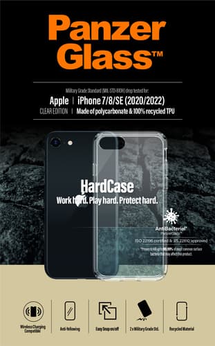 PanzerGlass ® HardCase iPhone SE (2020/2022) | 7 | 8 view 9