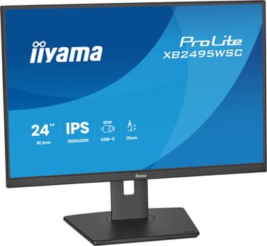 iiyama ProLite XB2495WSC-B1 computer monitor 61.2 cm (24.1") 1920 x 1200 pixels WUXGA LED Black view 5