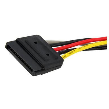 StarTech.com 6in SATA Power Y Splitter Cable Adapter - M/F view 3